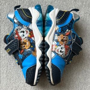 7t Light Up Paw Patrol Kids Sneakers Blue/Black